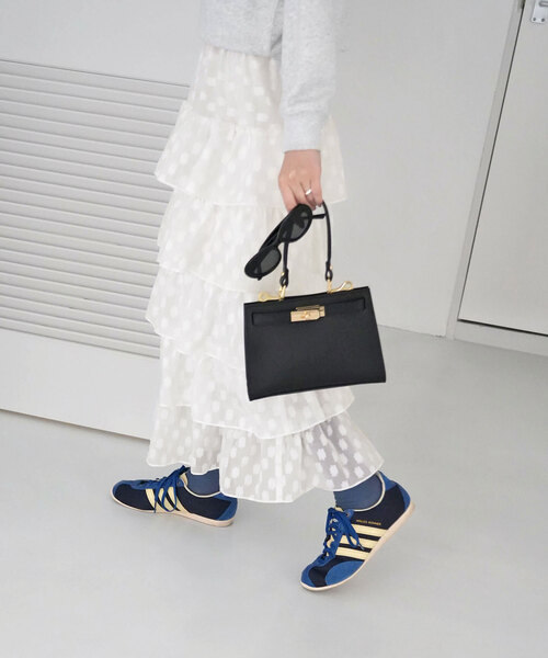 SLOBE citron.（スローブシトロン）の「SLOBE citron.フラワーオーガンジーフリルスカート（スカート・レディース・ホワイト・FREE）」の10枚目の写真