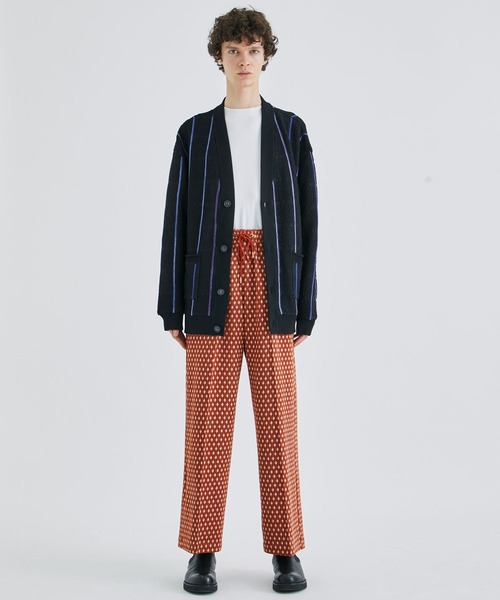TAUPE(トープ)の「Diamond Pattern Track Pants(その他パンツ・メンズ・オレンジ/ブラック・2/3)」の11枚目の写真