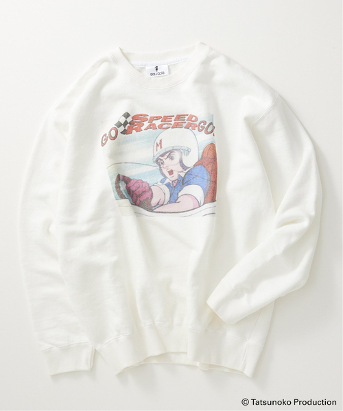 JOURNAL STANDARD relume(ジャーナルスタンダード レリューム)の「◆【マッハGoGoGo × relume】AGINGスウェット(スウェット・メンズ・ホワイト/ネイビー・MEDIUM/LARGE)」の12枚目の写真