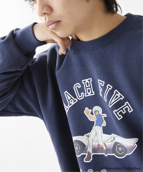 JOURNAL STANDARD relume(ジャーナルスタンダード レリューム)の「◆【マッハGoGoGo × relume】AGINGスウェット(スウェット・メンズ・ホワイト/ネイビー・MEDIUM/LARGE)」の15枚目の写真