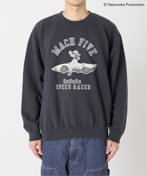 JOURNAL STANDARD relume(ジャーナルスタンダード レリューム)の「◆【マッハGoGoGo × relume】AGINGスウェット(スウェット・メンズ・ホワイト/ネイビー・MEDIUM/LARGE)」の14枚目の写真