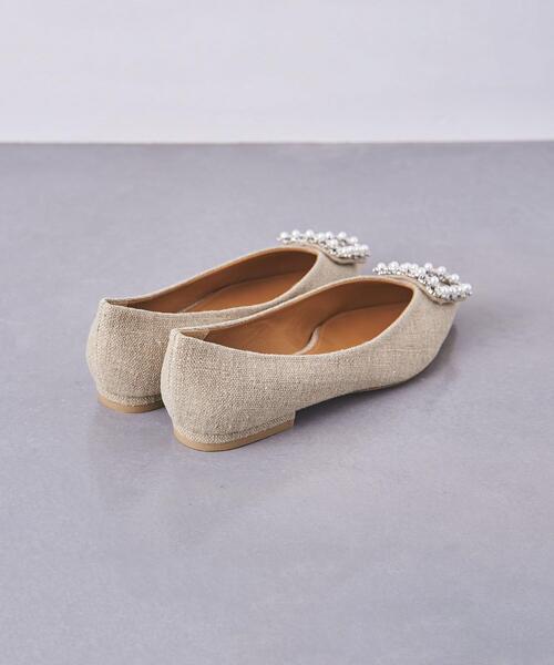 Pippichic(ピッピシック)の「【別注】<PIPPICHIC>ANNAJWL LIN フラット パンプス(パンプス・レディース・ナチュラル・35h/36/36h/37/37h/38)」の6枚目の写真