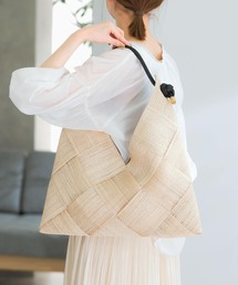 VIOLAd'ORO | 『一部別注カラー』VIOLAd’ORO　アバカメッシュバッグL(トートバッグ)