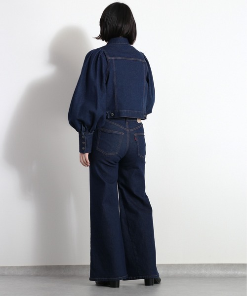 cepo（セポ）の「パフスリーブデニムジャケット セットアップ可能