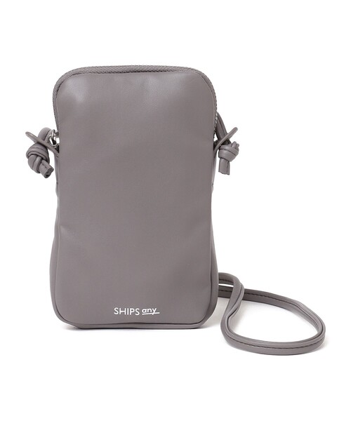 【完売品】SHIPS スマホショルダーバッグ ネイビー SHIPS any（シップス エニィ）の「SHIPS any: スマホ ミニ