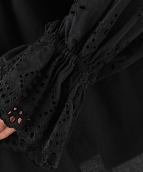 LEPSIM(レプシィム)の「刺繍レースブラウス 177285(シャツ/ブラウス・レディース・ブラック/オフホワイト・FREE)」の18枚目の写真