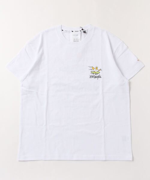 (What it isNt)ART BY MARKGONZALES(ワットイットイズント)の「(What it isNt)ART BY MARKGONZALES/ワット イット イズント マークゴンザレス Tシャツ 2H7-13398(Tシャツ/カットソー・レディース・ホワイト/イエロー/オレンジ・M/L)」の6枚目の写真