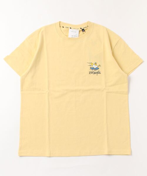 (What it isNt)ART BY MARKGONZALES(ワットイットイズント)の「(What it isNt)ART BY MARKGONZALES/ワット イット イズント マークゴンザレス Tシャツ 2H7-13398(Tシャツ/カットソー・レディース・ホワイト/イエロー/オレンジ・M/L)」の5枚目の写真