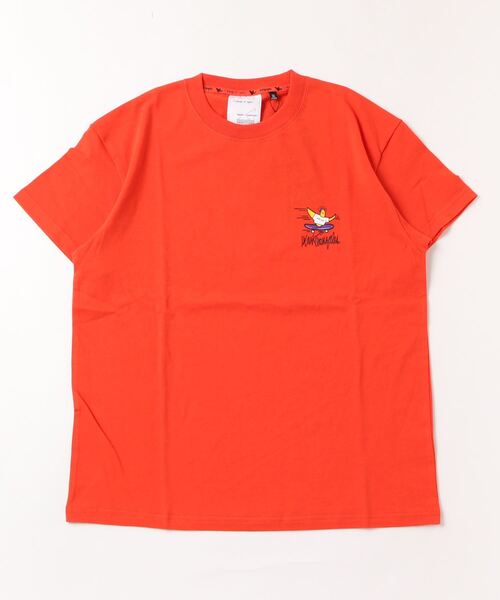 (What it isNt)ART BY MARKGONZALES(ワットイットイズント)の「(What it isNt)ART BY MARKGONZALES/ワット イット イズント マークゴンザレス Tシャツ 2H7-13398(Tシャツ/カットソー・レディース・ホワイト/イエロー/オレンジ・M/L)」の4枚目の写真