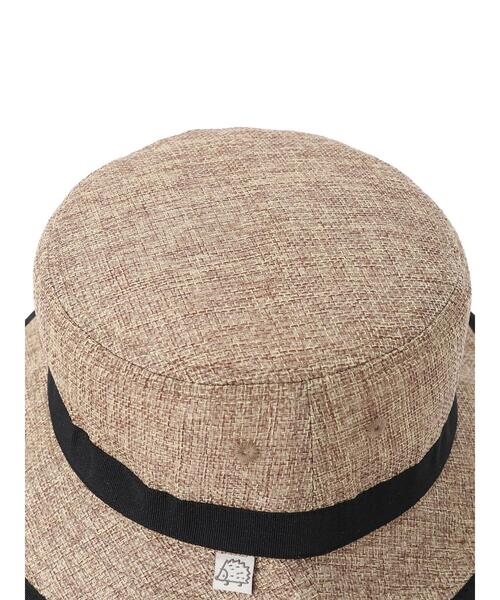Samansa Mos2 Lagom（サマンサモスモスラーゴム）の「リネンタッチバケットハット（ハット・キッズ・ライトベージュ/ベージュ・L/M）」の7枚目の写真