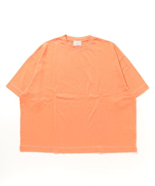 EVCON(エビコン)の「【EVCON】エビコン EVCON GARMENT DYED W S/S(Tシャツ/カットソー・メンズ・グリーン/オレンジ/サックスブルー・3/2/1)」の7枚目の写真