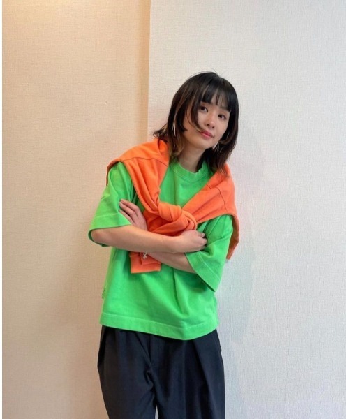 EVCON(エビコン)の「【EVCON】エビコン EVCON GARMENT DYED W S/S(Tシャツ/カットソー・メンズ・グリーン/オレンジ/サックスブルー・3/2/1)」の9枚目の写真
