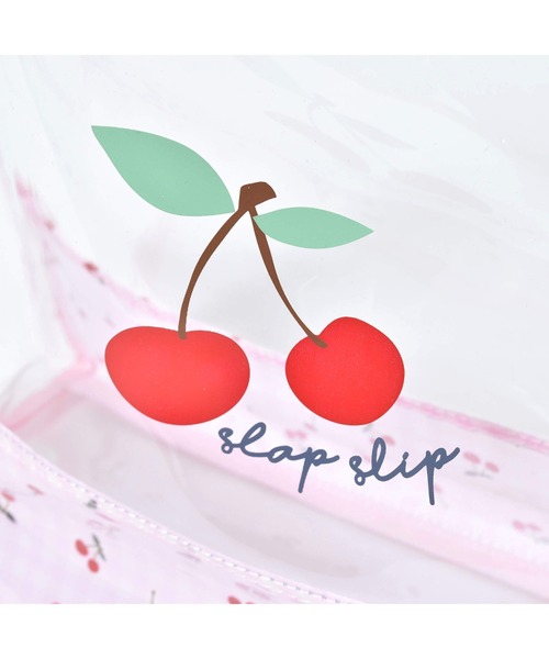 SLAP SLIP（スラップスリップ）の「SLAPSLIP/チェリー恐竜柄スイムバッグ（スイムグッズ・キッズ・グリーン系その他/ホワイト系その他/ピンク系その他/ブルー系その他・ONESIZE）」の21枚目の写真