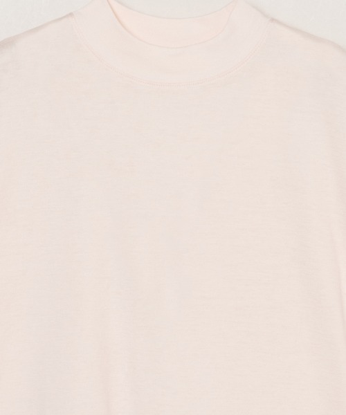 three dots(スリードッツ)の「ダブルガーゼ モックネックTシャツ(Tシャツ/カットソー・レディース・ホワイト/グリーン系その他/ブルー系その他/ブラック系その他/ブラック/レッド系その他・SMALL/MEDIUM)」の20枚目の写真