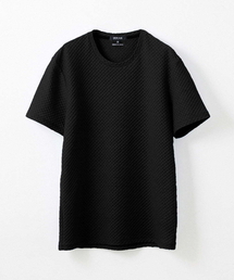 《日本製》幾何柄ジャガードカットソー