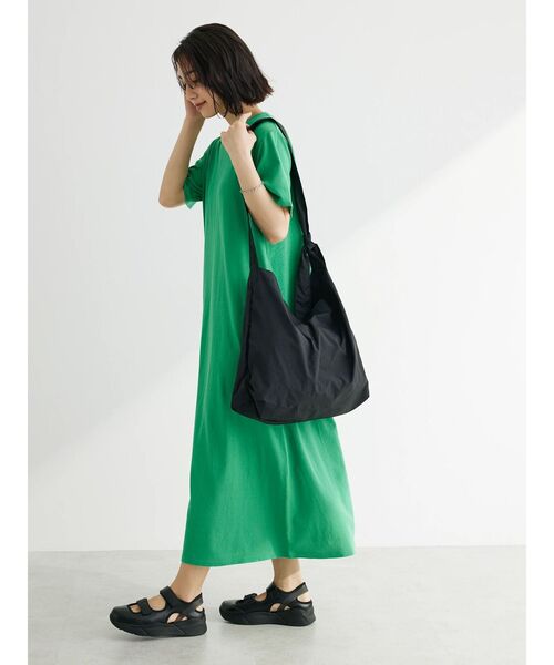 Green Parks(グリーンパークス)の「・QUON ノットショルダーイージービッグバッグ(ショルダーバッグ・レディース・レオパード/パープル/その他1/ブラック/グレイッシュベージュ・FREE)」の8枚目の写真
