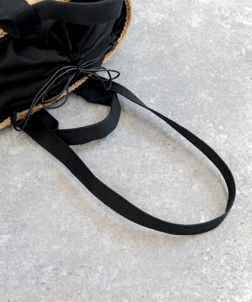 fredy emue(フレディエミュ)の「2タイプハンドルかごバッグ(かごバッグ・レディース・ブラック/ブルー/グリーン・FREE)」の14枚目の写真