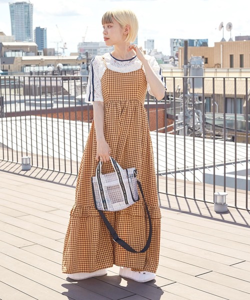 w closet(ダブルクローゼット)の「袖ラインレースプルオーバー(Tシャツ/カットソー・レディース・オフホワイト/ブラック/ブルー・FREE)」の7枚目の写真