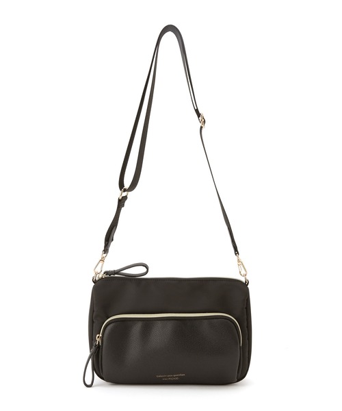 ROPE' PICNIC(ロペピクニック)の「撥水加工/ミニワイドショルダーバッグ(ショルダーバッグ・レディース・レッド/ブラック・FREE)」の3枚目の写真