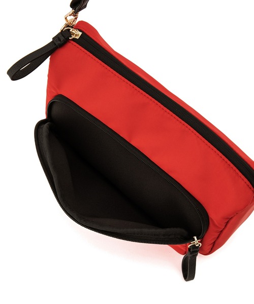 ROPE' PICNIC(ロペピクニック)の「撥水加工/ミニワイドショルダーバッグ(ショルダーバッグ・レディース・レッド/ブラック・FREE)」の16枚目の写真