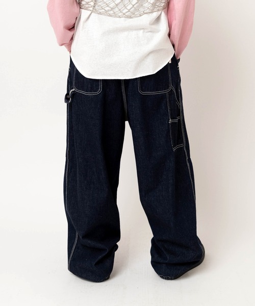 RNA（アールエヌエー）の「R4122 イージーＢＩＧペインター（デニムパンツ・レディース・ワンウォッシュ/ホワイト・MEDIUM）」の5枚目の写真