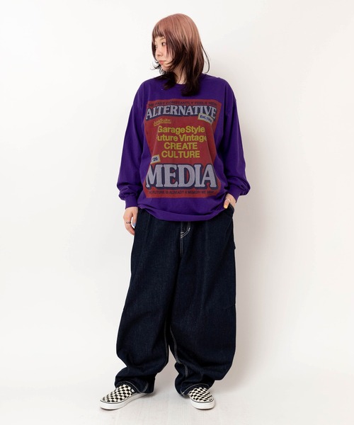 RNA（アールエヌエー）の「R4122 イージーＢＩＧペインター（デニムパンツ・レディース・ワンウォッシュ/ホワイト・MEDIUM）」の8枚目の写真