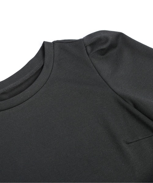 La-gemme(ラジェム)の「ドッキングバルーントップス(Tシャツ/カットソー・レディース・ブラック/ホワイト・フリー)」の10枚目の写真