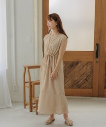 flower | ウォータリーティアードワンピース(ワンピース)