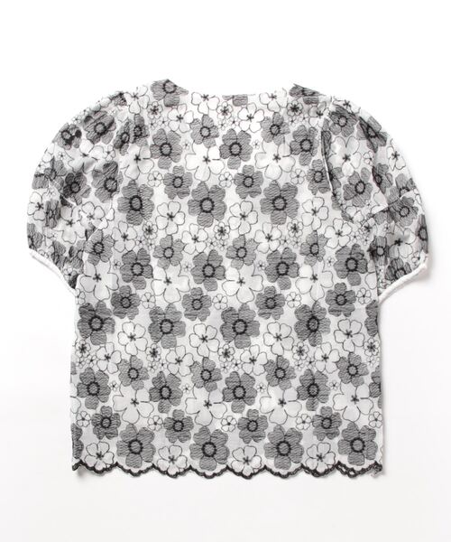 セール】花刺繍トップス（Tシャツ/カットソー）｜Sawa a la mode（サワ