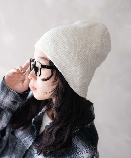 WEGO（ウィゴー）の「WEGO/シングルリブニットワッチ（ニットキャップ/ビーニー・レディース・ホワイト/グレー/ブラック・FREE）」の14枚目の写真