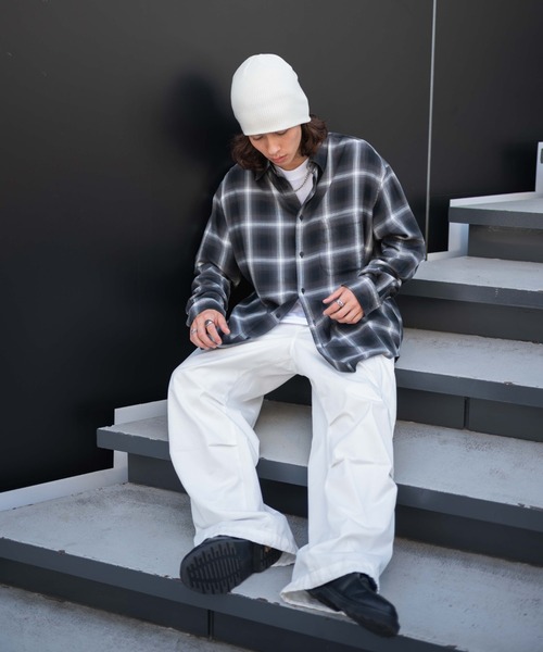 WEGO（ウィゴー）の「WEGO/シングルリブニットワッチ（ニットキャップ/ビーニー・レディース・ホワイト/グレー/ブラック・FREE）」の13枚目の写真