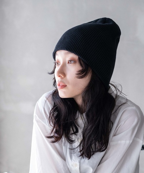 WEGO（ウィゴー）の「WEGO/シングルリブニットワッチ（ニットキャップ/ビーニー・レディース・ホワイト/グレー/ブラック・FREE）」の17枚目の写真