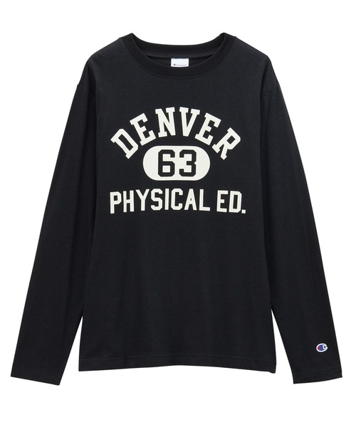 Champion(チャンピオン)の「【新色追加】【Champion】ロゴロンT(Tシャツ/カットソー・レディース・ブラック/オフホワイト/ホワイト系その他/ブラック系その他/ホワイト系その他2・MEDIUM/LARGE/X-LARGE)」の9枚目の写真