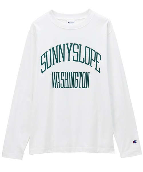 Champion(チャンピオン)の「【新色追加】【Champion】ロゴロンT(Tシャツ/カットソー・レディース・ブラック/オフホワイト/ホワイト系その他/ブラック系その他/ホワイト系その他2・MEDIUM/LARGE/X-LARGE)」の17枚目の写真