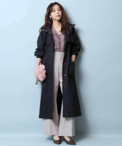 JUSGLITTY - ジャスグリッティー♡フードジャケット　マウンテンパーカー JUSGLITTY（ジャスグリッティー）の「撥水フードロング