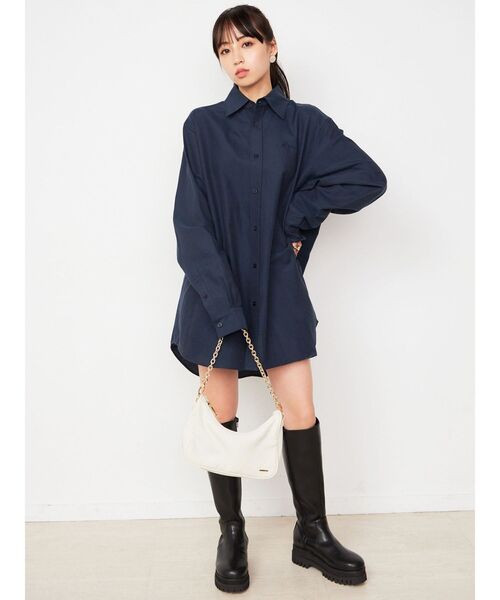 CALNAMUR（カルナムール）の「トラックソールロングブーツ（ブーツ・レディース・ブラック・LARGE/SMALL/MEDIUM）」の9枚目の写真