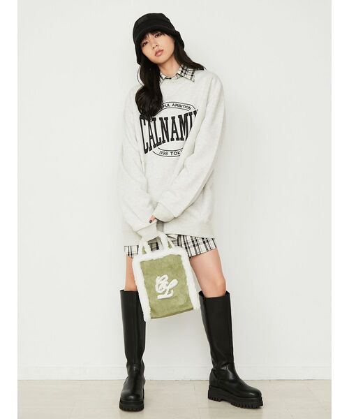 CALNAMUR（カルナムール）の「トラックソールロングブーツ（ブーツ・レディース・ブラック・LARGE/SMALL/MEDIUM）」の18枚目の写真