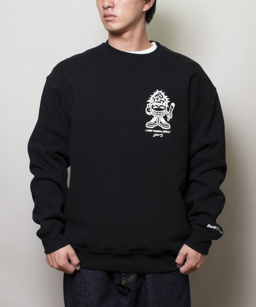 Back Channel(バックチャンネル)の「Prillmal CREWNECK(スウェット・メンズ・ブラック/サンドベージュ/ネイビー・MEDIUM/LARGE/X-LARGE/XX-LARGE)」の11枚目の写真