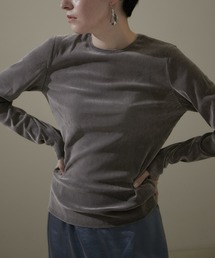 SALON adam et rope' | シアーベロアタッチクルーネックプルオーバー(Tシャツ/カットソー)