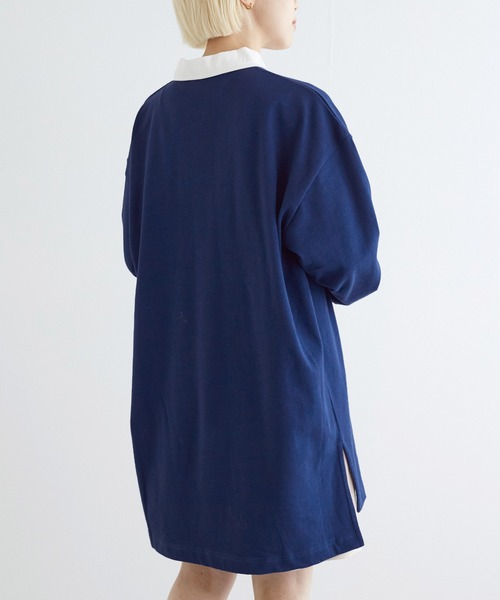 w closet（ダブルクローゼット）の「ラガーシャツ（ポロシャツ・レディース・グリーン/ブルー・FREE）」の15枚目の写真