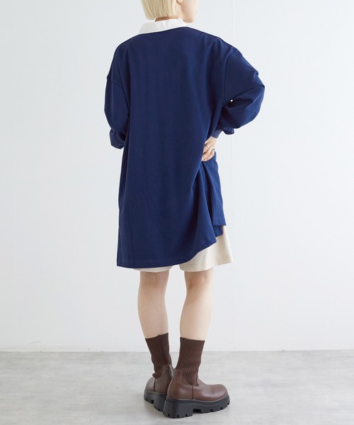 w closet（ダブルクローゼット）の「ラガーシャツ（ポロシャツ・レディース・グリーン/ブルー・FREE）」の18枚目の写真