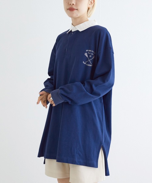 w closet（ダブルクローゼット）の「ラガーシャツ（ポロシャツ・レディース・グリーン/ブルー・FREE）」の22枚目の写真