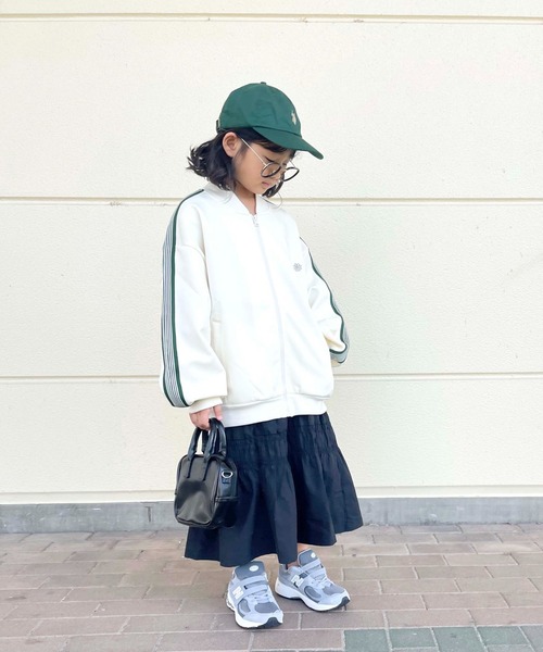 CIAOPANIC TYPY（チャオパニックティピー）の「【KIDS】【WEB限定】ダンボールニットライントラックジャケット（ブルゾン・キッズ・ブラック/アイボリー/ブラウン・S/M/L/XL/XXL）」の17枚目の写真