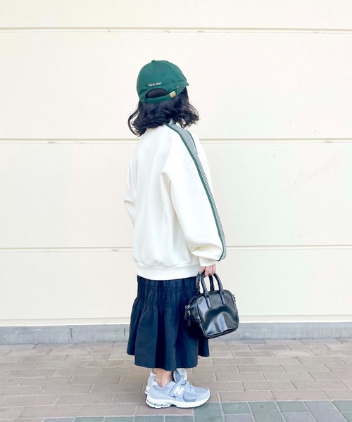 CIAOPANIC TYPY（チャオパニックティピー）の「【KIDS】【WEB限定】ダンボールニットライントラックジャケット（ブルゾン・キッズ・ブラック/アイボリー/ブラウン・S/M/L/XL/XXL）」の18枚目の写真