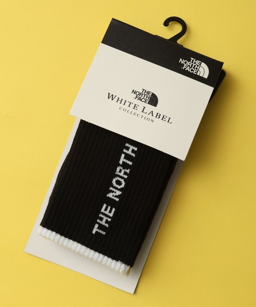 THE NORTH FACE（ザノースフェイス）の「【THE NORTH FACE/ザノースフェイス】LOGO SOCKS/ロゴ ミッドソックス（ソックス/靴下・メンズ・ブラック/ホワイト/グリーン・M/L）」の5枚目の写真