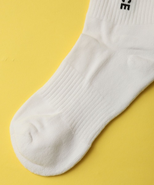 THE NORTH FACE（ザノースフェイス）の「【THE NORTH FACE/ザノースフェイス】LOGO SOCKS/ロゴ ミッドソックス（ソックス/靴下・メンズ・ブラック/ホワイト/グリーン・M/L）」の10枚目の写真