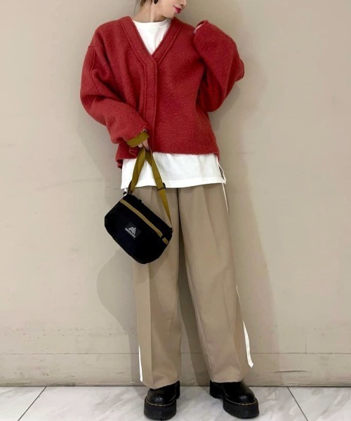 Green　Parks（グリーンパークス）の「裾スリットホワイトインナー（Tシャツ/カットソー・レディース・オフホワイト・FREE）」の20枚目の写真