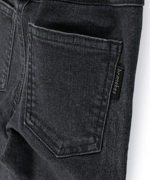 BRANSHES（ブランシェス）の「【フィットストレート】プレミアムストレッチデニムパンツ（デニムパンツ・キッズ・ネイビー/サックスブルー/ブルー/ブラック・150/120/160/90/140/110/100/130）」の21枚目の写真
