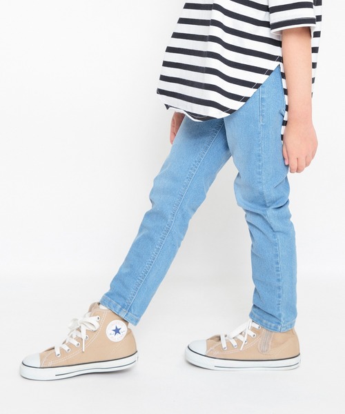 BRANSHES（ブランシェス）の「【フィットストレート】プレミアムストレッチデニムパンツ（デニムパンツ・キッズ・ネイビー/サックスブルー/ブルー/ブラック・150/120/160/90/140/110/100/130）」の3枚目の写真