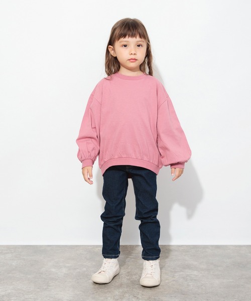 BRANSHES（ブランシェス）の「【フィットストレート】プレミアムストレッチデニムパンツ（デニムパンツ・キッズ・ネイビー/サックスブルー/ブルー/ブラック・150/120/160/90/140/110/100/130）」の9枚目の写真